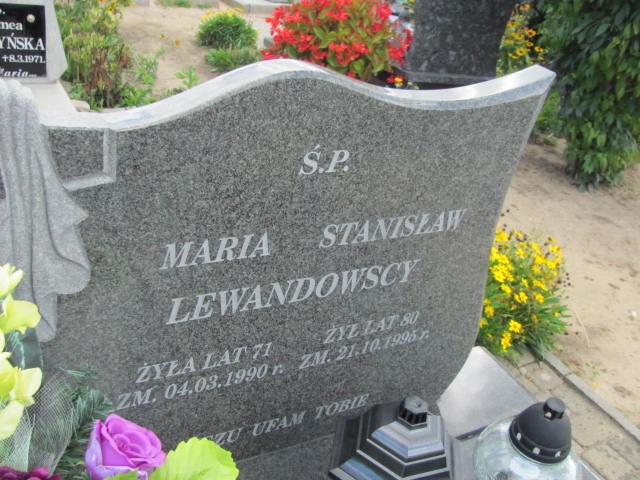 Marianna Lewandowska 1919 Wąsosze - Grobonet - Wyszukiwarka osób pochowanych