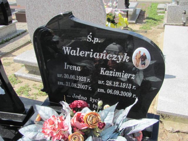 Irena Waleriańczyk 1923 Wąsosze - Grobonet - Wyszukiwarka osób pochowanych