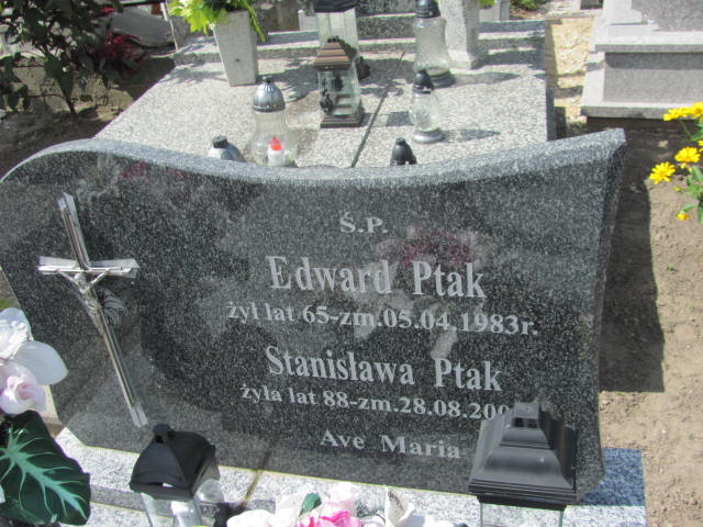 Edward Ptak 1918 Wąsosze - Grobonet - Wyszukiwarka osób pochowanych