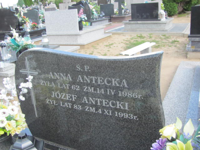 Anna Antecka 1924 Wąsosze - Grobonet - Wyszukiwarka osób pochowanych