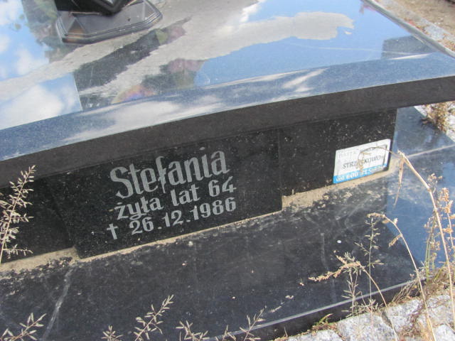 Stefania Kuligowska 1922 Wąsosze - Grobonet - Wyszukiwarka osób pochowanych