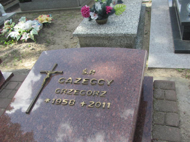 Grzegorz Gazecki 1958 Wąsosze - Grobonet - Wyszukiwarka osób pochowanych