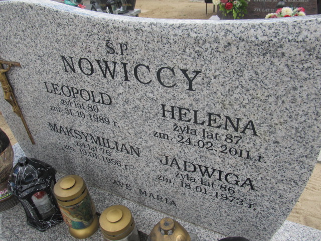 Maksymilian Nowicki Wąsosze - Grobonet - Wyszukiwarka osób pochowanych