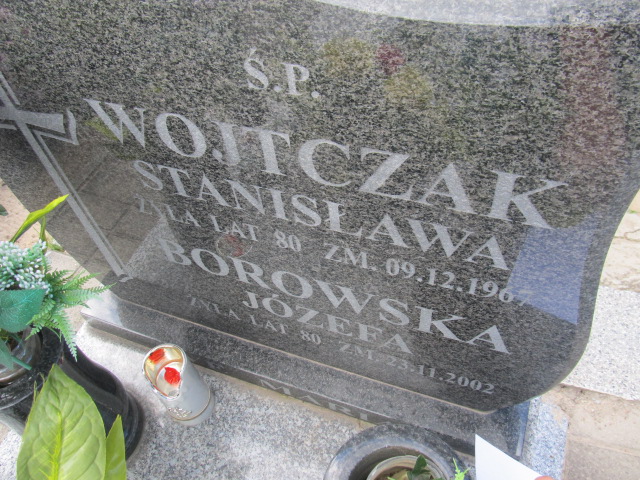 Józefa Borowska 1925 Wąsosze - Grobonet - Wyszukiwarka osób pochowanych